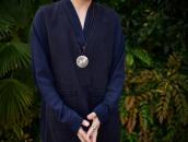 【Lawrence Saufkie】Hopi Bear Paws Overlay Pin & Top c.1970～