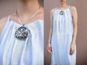 【Bernard Dawahoya】Shalako Mana Overlay Top Necklace  c.1980～