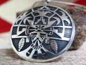 【Bernard Dawahoya】Shalako Mana Overlay Top Necklace  c.1980～