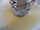 【Beauford Dawahoya】Hopi Silver Overlay Face Ring  c.1965～