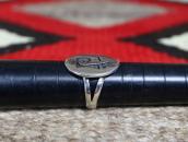 【Beauford Dawahoya】Hopi Silver Overlay Face Ring  c.1965～