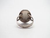 【Beauford Dawahoya】Hopi Silver Overlay Face Ring  c.1965～