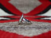 【Beauford Dawahoya】Hopi Silver Overlay Face Ring  c.1965～