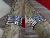 【Roy Tawahongva/Hopi Crafts】Heavy Overlay Wide Cuff  c.1975～