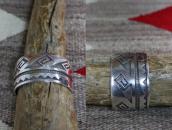 【Roy Tawahongva/Hopi Crafts】Heavy Overlay Wide Cuff  c.1975～