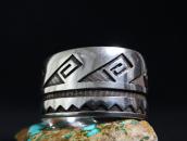 【Roy Tawahongva/Hopi Crafts】Heavy Overlay Wide Cuff  c.1975～