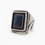 【Fred Thompson】Navajo Replaced Bisbee Turquoise Ring c.1950～