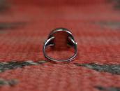 Antique "Navajo Pearl" Face Silver Tourist Ring  c.1940