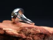 Antique "Navajo Pearl" Face Silver Tourist Ring  c.1940