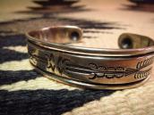 Antique Thunderbird Stamped Ingot Cuff  c.1930