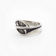 【Marcus Coochwykvia/Hopi Crafts】Old Overlay Wrap Ring c.1975