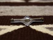 Atq Shell Repoused & Arrows Stamped Small Pin Brooch c.1930～