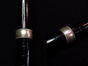 Greg Lewis Acoma 19th century Style Ingot Silver Ring JP17