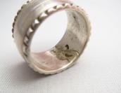 Greg Lewis Acoma 19th century Style Ingot Silver Ring JP17
