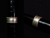 Greg Lewis Acoma 19th century Style Ingot Silver Ring JP23