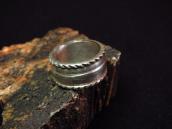 Greg Lewis Acoma 19th century Style Ingot Silver Ring JP23