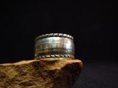 Greg Lewis Acoma 19th century Style Ingot Silver Ring JP17