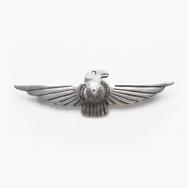Antique Stamped Thunderbird Shape Silver Pin c.1930～