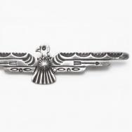 Old Reproduction Silver Big T-bird Shaped Pin  c.1970～