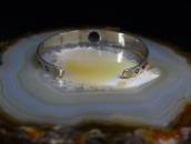 Atq Navajo Stamped Two T-birds Applique Silver Cuff c.1930～