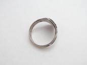 Atq Navajo 卍 Applique Rambus Shape Cigar Band Ring  c.1925～