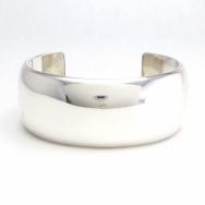 【Carlos Diaz】 Sterling Silver Hollow Cuff Bracelet