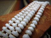 OLDPAWN White Shell Beads 2 Strand Heishi Necklace 1 c.1970～