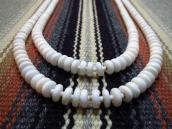OLDPAWN White Shell Beads 2 Strand Heishi Necklace 1 c.1970～