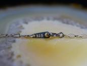 Antique Navajo Stamped Owl Shape Small Top Necklace  c.1930～