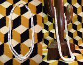 OLDPAWN White Shell Beads 2 Strand Heishi Necklace 2 c.1970～
