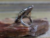 【Fred Thompson】Navajo Three Turquoise Row Ring c.1950～