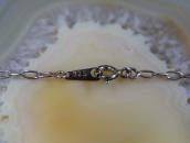 Atq Navajo Stamped Arrowhead Shape Small Top Necklace c.1930