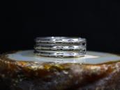 Antique Navajo 卍 Stamped 3-Strand Triangle Wire Cuff c.1920～