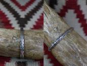 Atq Navajo 卍&Arrows Stamped Triangle Wire Worn Cuff  c.1930