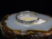 Atq Navajo 卍&Arrows Stamped Triangle Wire Worn Cuff  c.1930