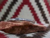 Atq Navajo 卍&Arrows Stamped Triangle Wire Worn Cuff  c.1930