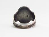 Antique Snake Applique Ingot Silver Tourist Ring  c.1930～