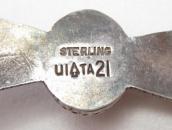 【UITA21/Ganscraft】Atq Bow Shape Pin w/Burnham TQ c.1945～