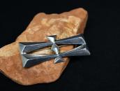 Attr. to【NAVAJO GUILD】Casted Bow Shape Silver Pin  c.1940～
