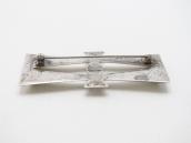 Attr. to【NAVAJO GUILD】Casted Bow Shape Silver Pin  c.1940～