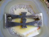 Attr. to【NAVAJO GUILD】Casted Bow Shape Silver Pin  c.1940～