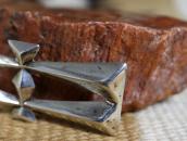 Attr. to【NAVAJO GUILD】Casted Bow Shape Silver Pin  c.1940～