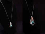 【Robert Lomadapki】 Hopi Shadowbox Pendant Necklace  c.1980～