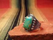 Antique Stamped Silver Tourist CigarBand Ring w/Sq.TQ c.1930