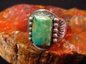 Antique Stamped Silver Tourist CigarBand Ring w/Sq.TQ c.1930