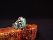 Antique Stamped Silver Tourist CigarBand Ring w/Sq.TQ c.1930