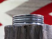 【NAVAJO GUILD】Vintage Chisele Heavy Ingot Silver Cuff c.1950