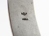 【NAVAJO GUILD】Vintage Chisele Heavy Ingot Silver Cuff c.1950