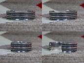 【NAVAJO GUILD】Vintage Chisele Heavy Ingot Silver Cuff c.1950