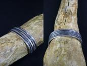 【NAVAJO GUILD】Vintage Chisele Heavy Ingot Silver Cuff c.1950